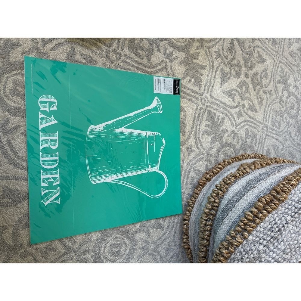 Chalk Couture Garden Watering Can Chalk Transfer Reusable Stencil Teal DIY Decor